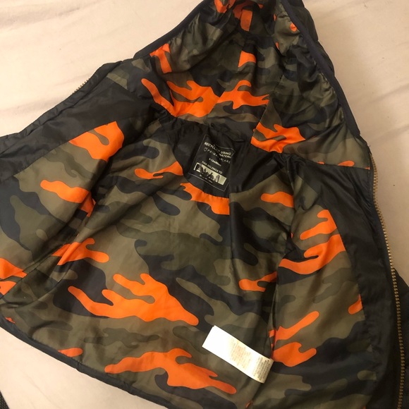 Navy blue Puffer jacket - Picture 2 of 3